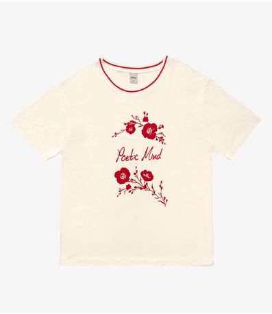 Blusa Feminina Estampada Rovitex Bege