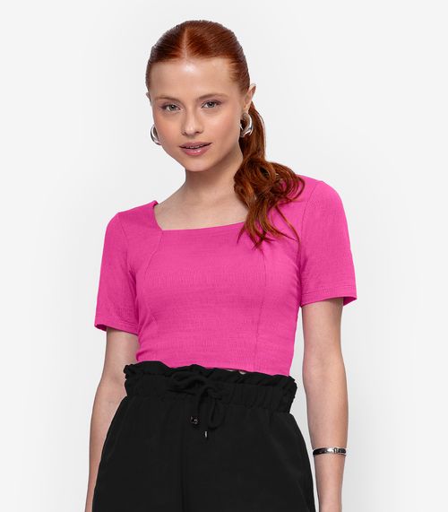 Blusa Viscose Feminina Minty Rosa