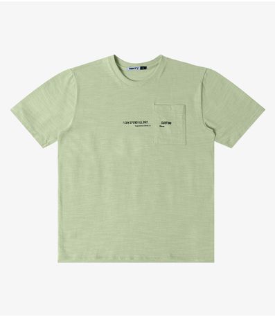 Camiseta Juvenil Malhão Flamê Masculina Minty Verde