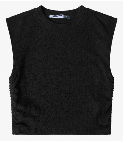 Regata Muscle Feminina Minty Preto