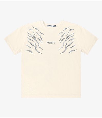 T- Shirt Feminina Minty Bege