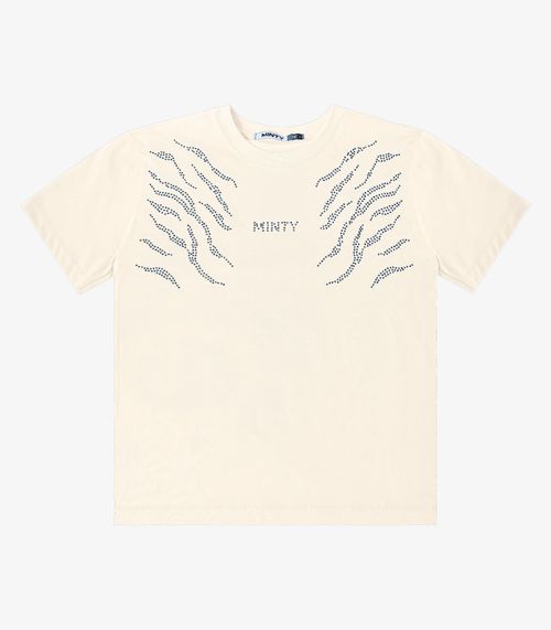 T- Shirt Feminina Minty Bege