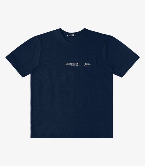 Camiseta Juvenil Malhão Flamê Masculina Minty Azul