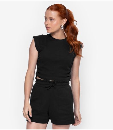 Shorts Clochard Feminino Minty Preto