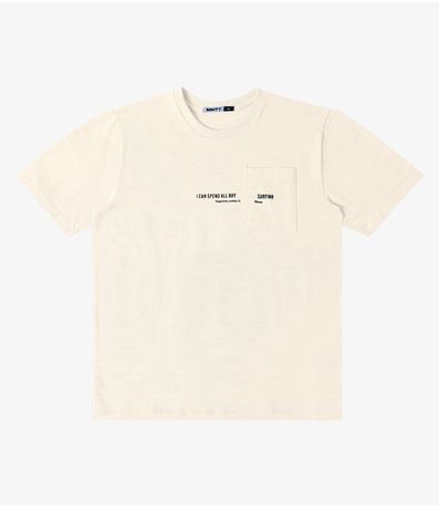 Camiseta Juvenil Malhão Flamê Masculina Minty Bege