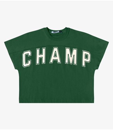Camiseta Meia Malha Feminina Minty Verde