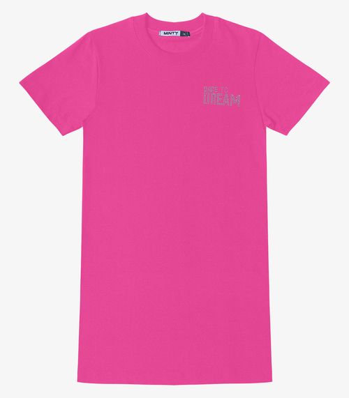 Vestido Curto Feminino Minty Rosa