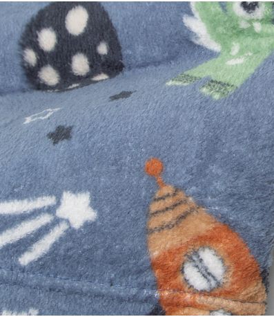Manta Infantil Microfibra Bene Casa Azul