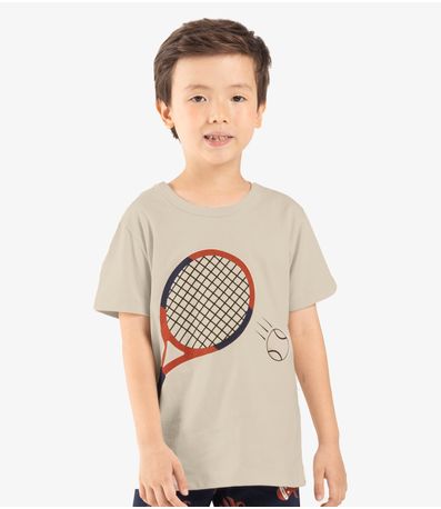 Pijama Infantil Masculino Meia Malha Rovi Kids Bege