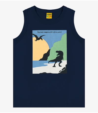 Machão Infantil Meia Malha Rovi Kids Azul
