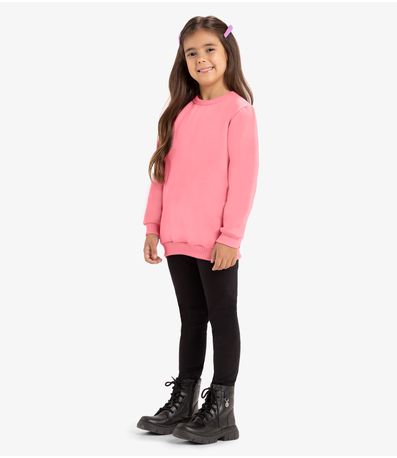 Calça Legging Infantil Feminina Rovitex Kids Preto