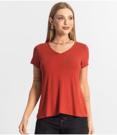 Blusa Feminina Básica Select Laranja