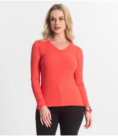 Blusa Feminina Canelada Select Vermelho