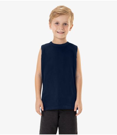 Regata Básica Infantil Masculina RoviKids Azul