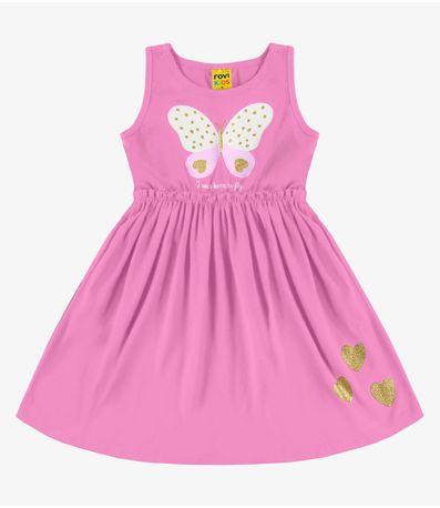 Vestido Infantil Rovi Kids Rosa