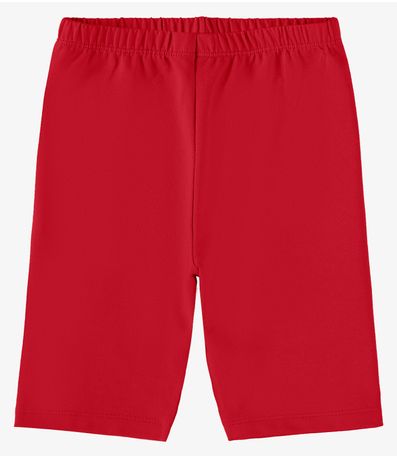 Bermuda Ciclista Infantil Feminina Rovitex Kids Vermelho