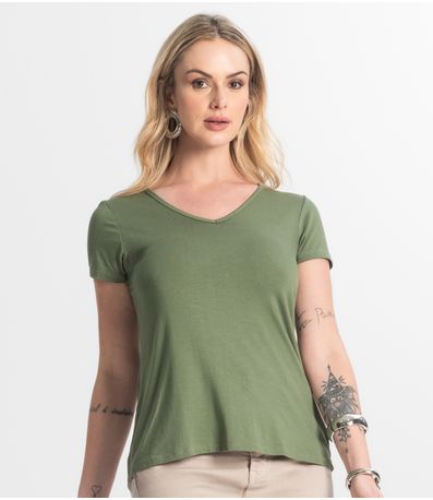 Blusa Feminina Básica Select Verde