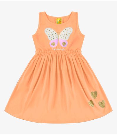 Vestido Infantil Rovi Kids Laranja