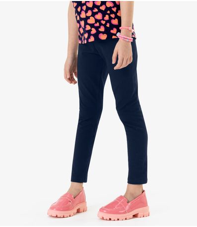 Calça Legging Infantil Feminina Rovitex Kids Azul