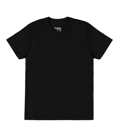 Blusa Básica Infantil Cotton Leve RoviKids Preto