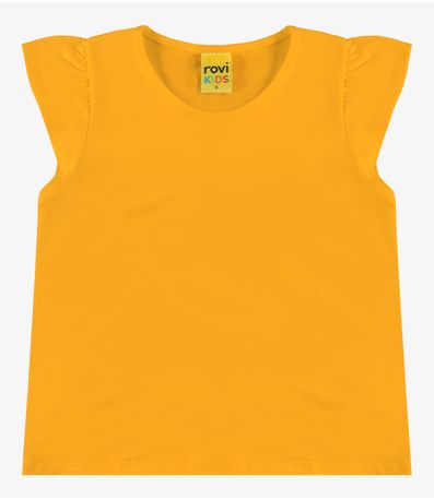 Blusa Infantil Viscotorcion RoviKids Amarelo