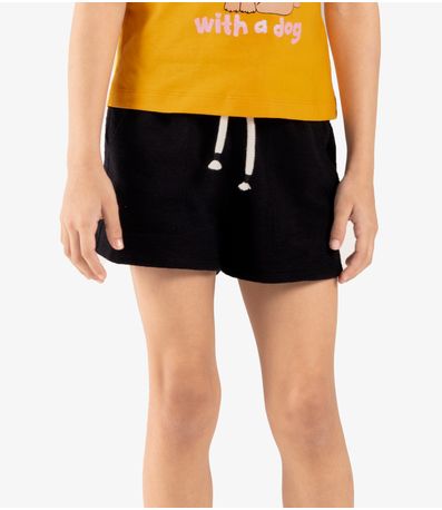 Shorts Infantil Malhão Fruit Rovi Kids Preto
