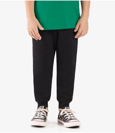Calça Básica Unissex Infantil RoviKids Preto