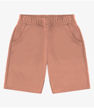 Bermuda Básica Masculina RoviKids Marrom
