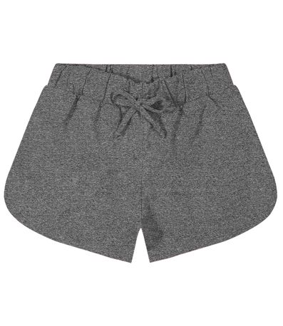 Shorts Básico Infantil Feminino Rovitex Kids Cinza