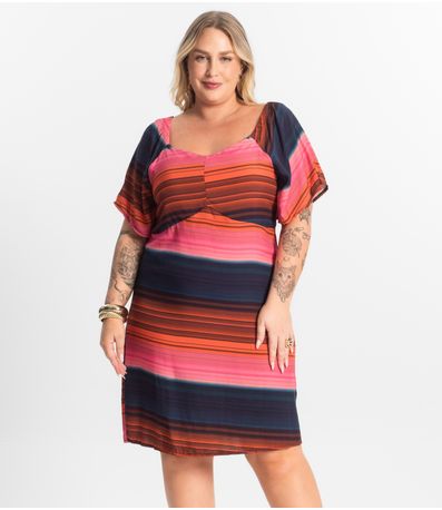 Vestido Curto Ciganinha Secret Glam Rosa