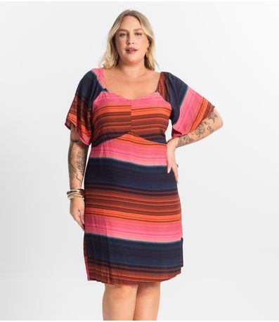 Vestido Curto Ciganinha Secret Glam Rosa