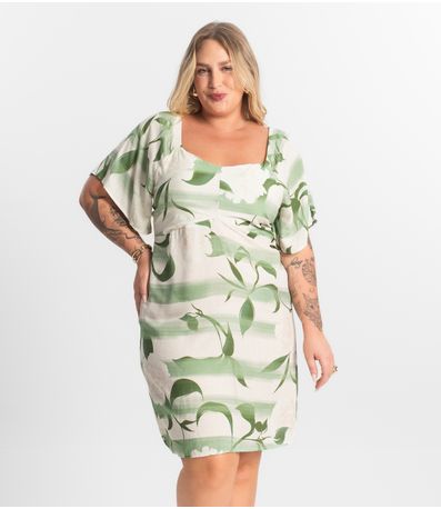 Vestido Curto Ciganinha Secret Glam Verde