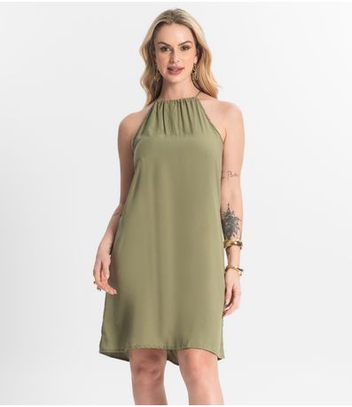 Vestido Feminino Tecido Viscose Select Verde