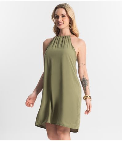 Vestido Feminino Tecido Viscose Select Verde