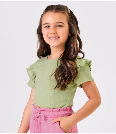 Blusa Infantil Anarruga Trick Nick Verde