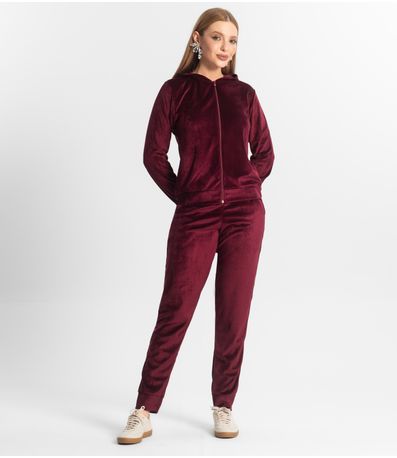 Calça Jogger Feminina De Plush RechSul Vermelho
