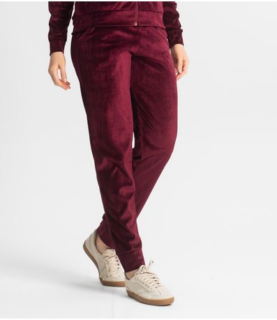 Calça Jogger Feminina De Plush RechSul Vermelho