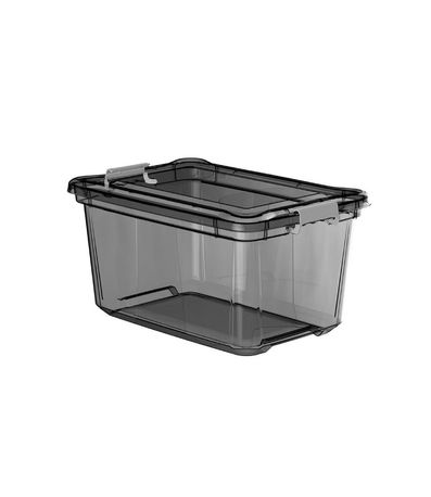 Caixa Plastica Organizadora Transparente 27 Litros - Plasvale