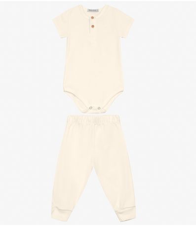 Conjunto Body com Calça Masculino Trick Nick Bege