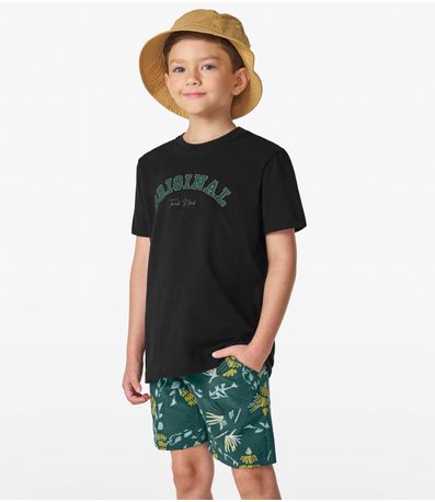 Bermuda Infantil Masculina Trick Nick Verde