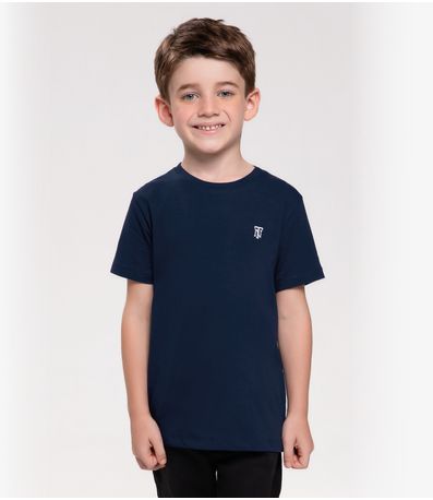 Camiseta Infantil Masculina Trick Nick Azul