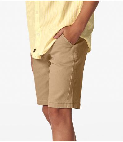 Conjunto Camisa com Bermuda Trick Nick Amarelo