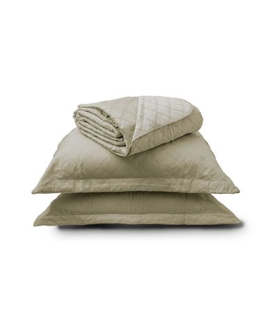 Kit Cobre Leito Matelassê King Appel Bege