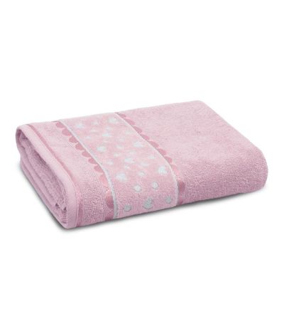 Toalha De Rosto Charme Appel Rosa