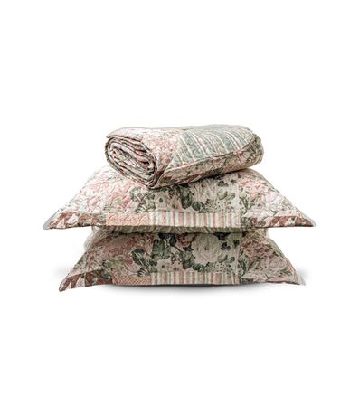 Kit Cobre Leito Matelassê King Appel Rosa