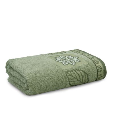 Toalha De Rosto Folliage Appel Verde