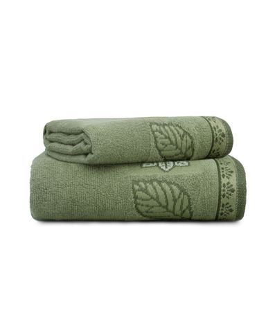 Toalha De Rosto Folliage Appel Verde