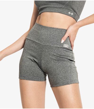 Bermuda Feminina FTK Fitness Cinza
