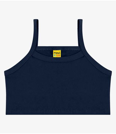 Top De Alça Infantil Rovi Kids Azul