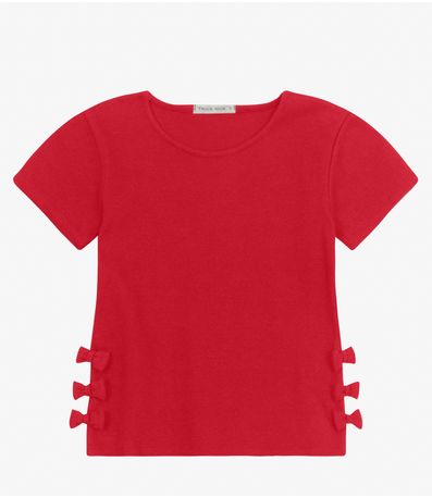 Blusa feminina em Ribana 2x1 Trick Nick Vermelho